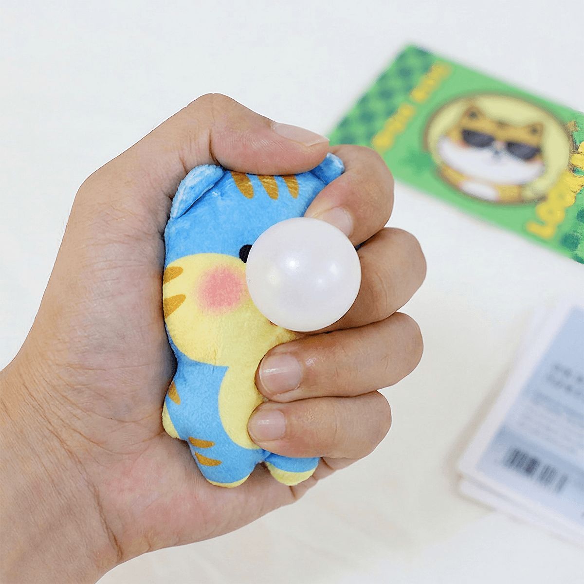 Cute Snot Bubble Plush Keychain