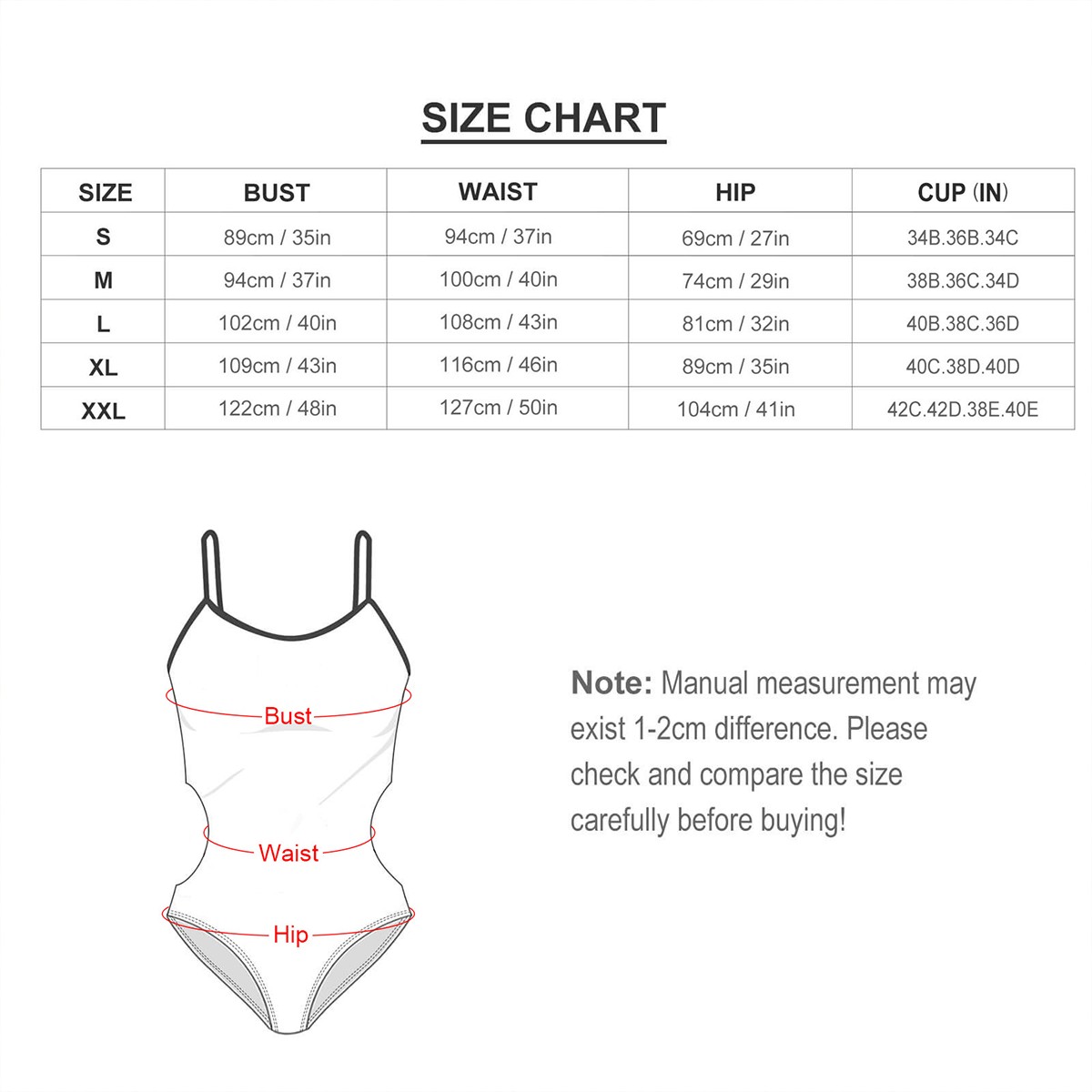 Cut Out One Piece Swimsuit Women