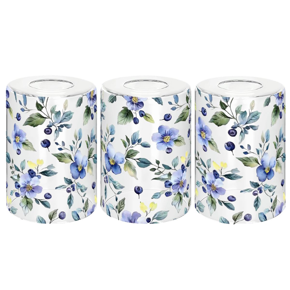 Cylindrical Glass Lampshade 3 pcs