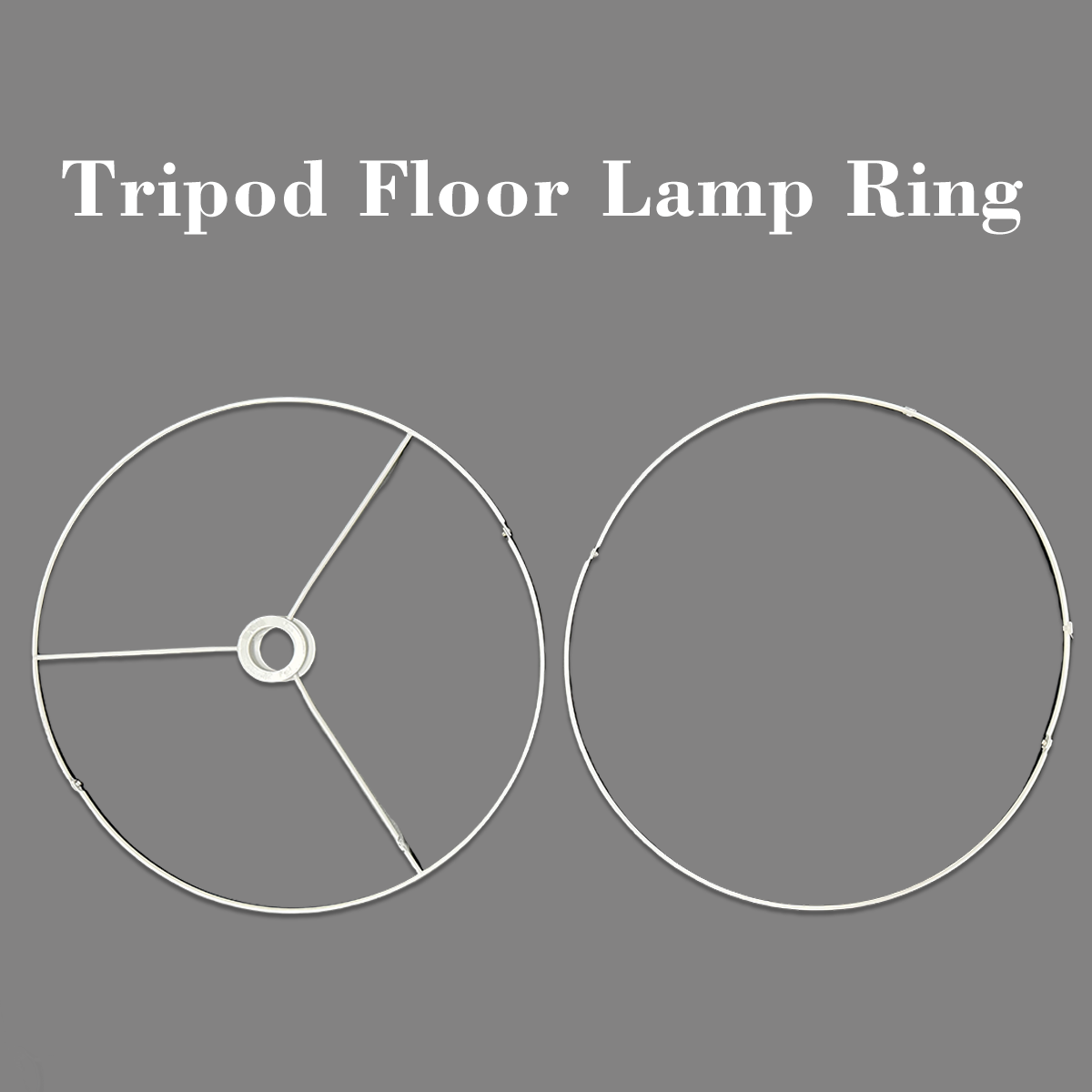 Telaio ad anello per paralume da pavimento