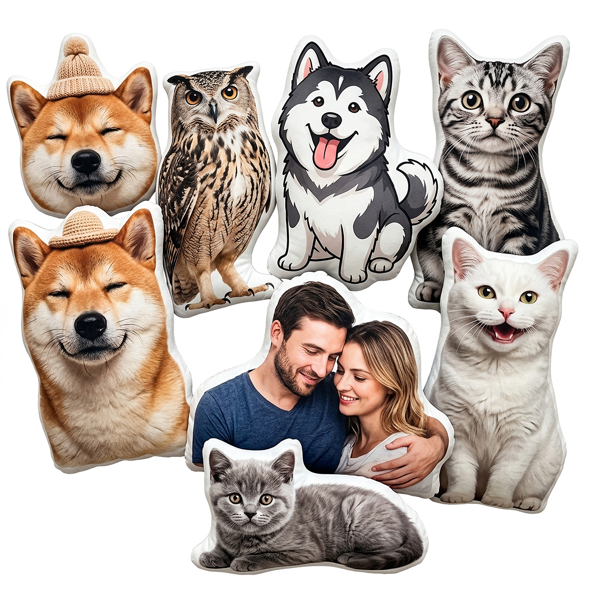 Die-Cut Photo Pillow