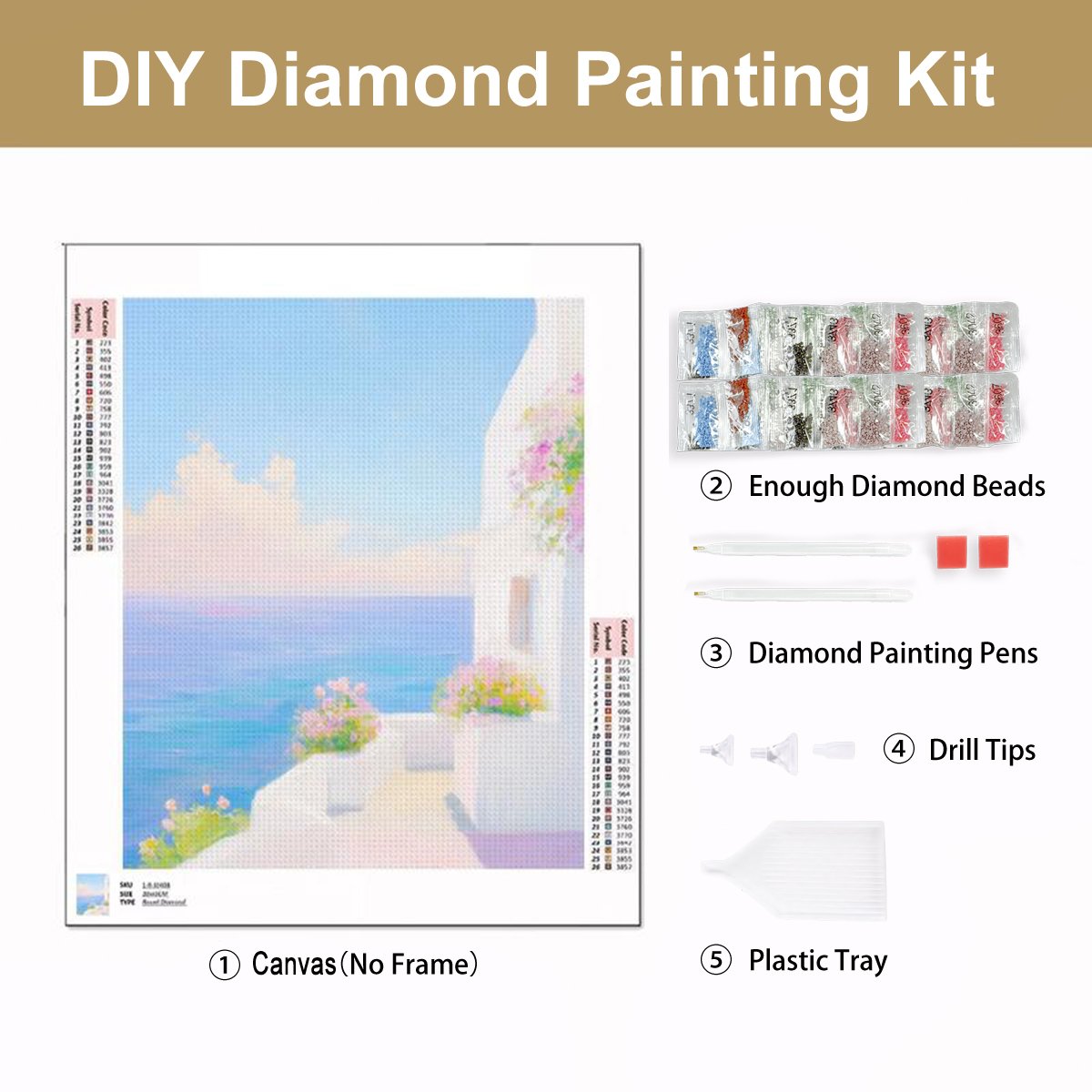 DIY Diamond Painting no Frame (4:5)