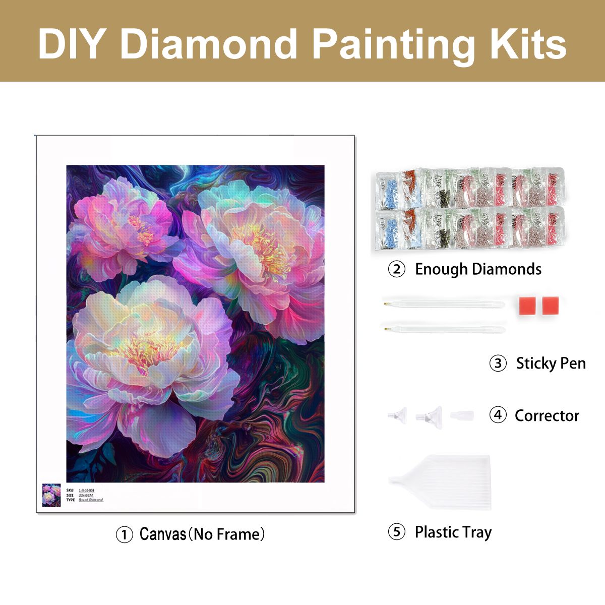 DIY Diamond Painting no Frame (4:5)