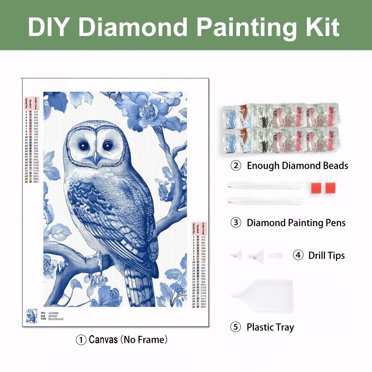 DIY Diamond Painting no Frame (2:3)