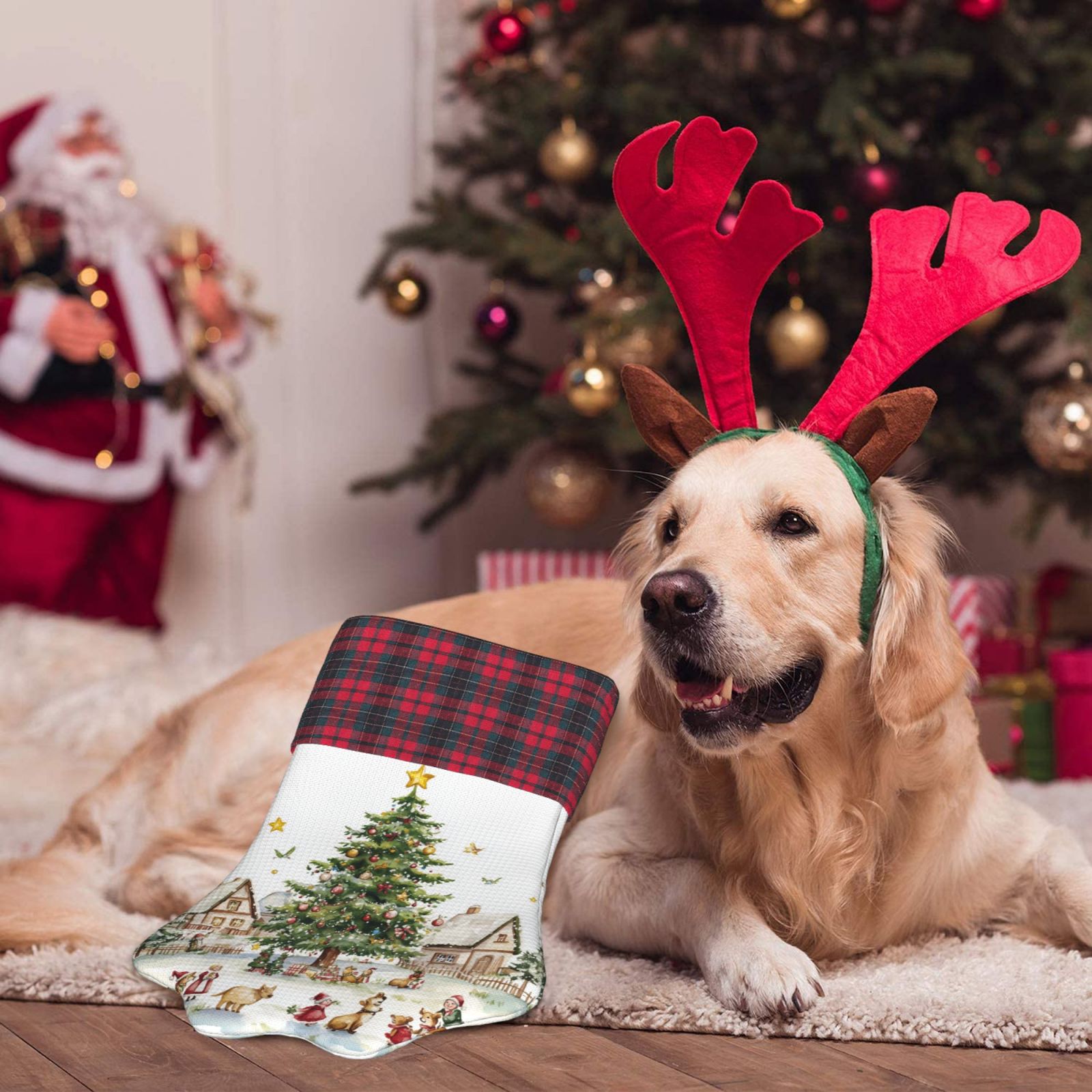 Dog Paw Christmas Stockings