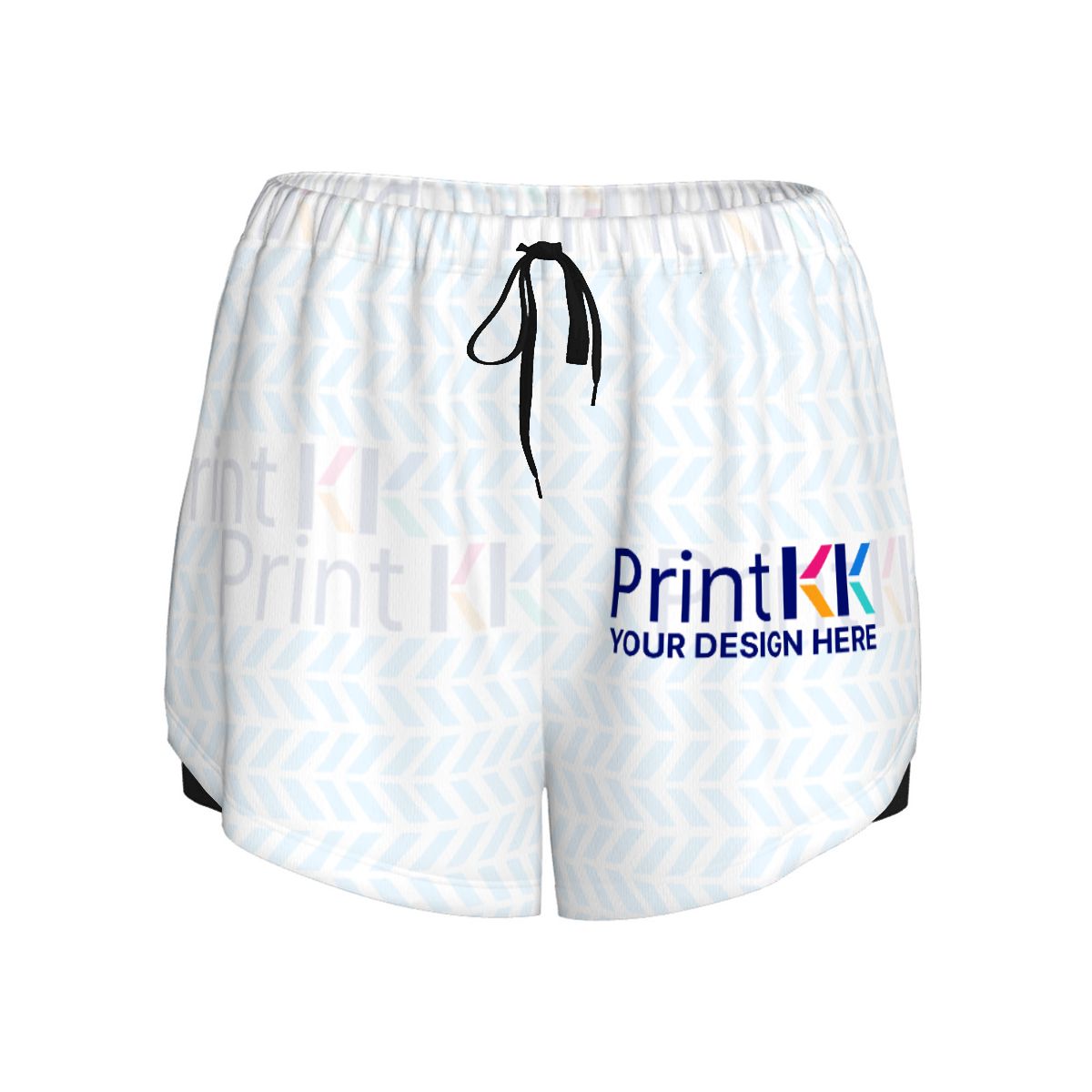 Double Layer Athletic Shorts for Women