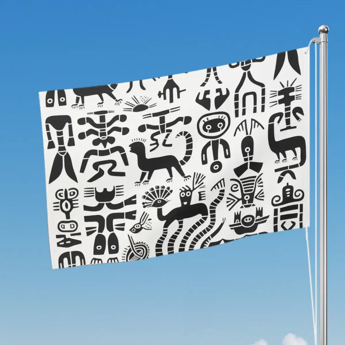 Three-Layer Large Outdoor Decor Flags Double Sided (2:3)