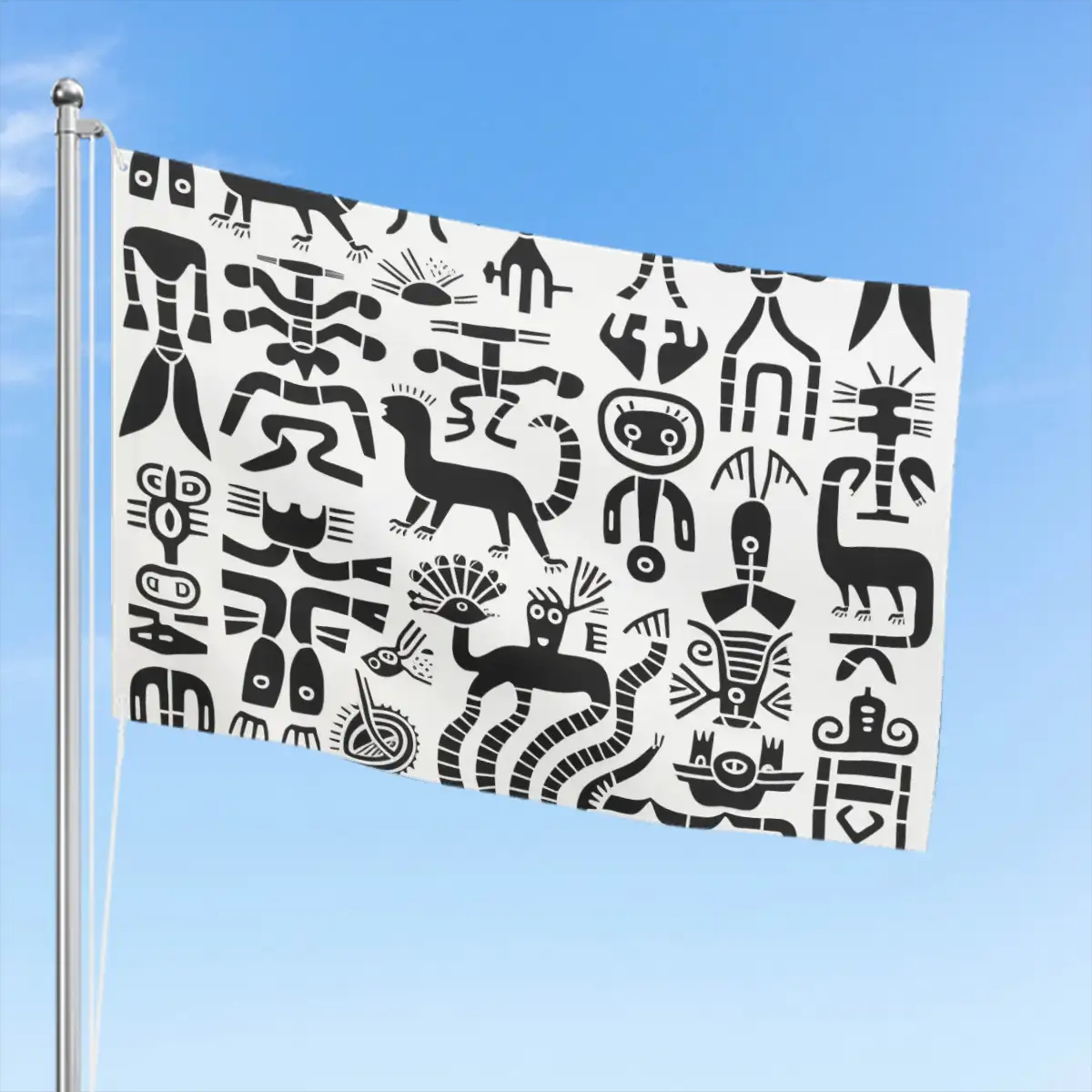 Three-Layer Large Outdoor Decor Flags Double Sided (2:3)