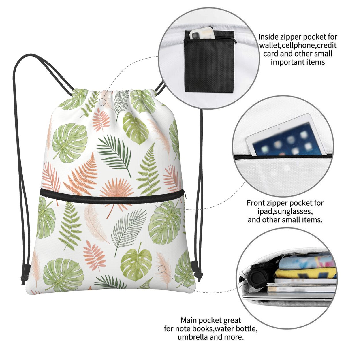 ドローストリングバックパック