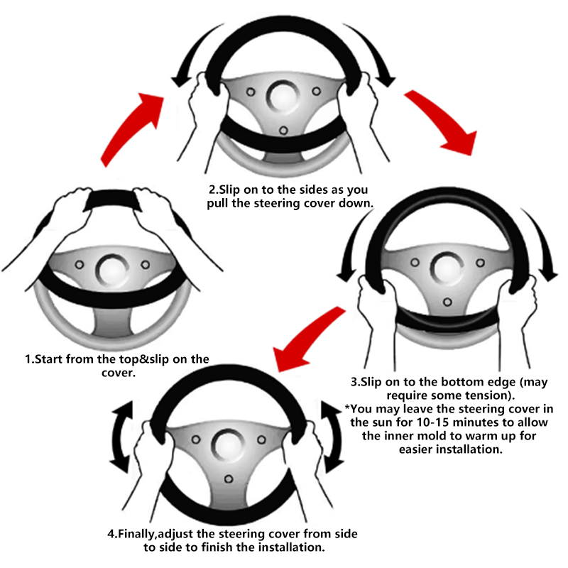 Thickened Elastic Car Steering Wheel Cover