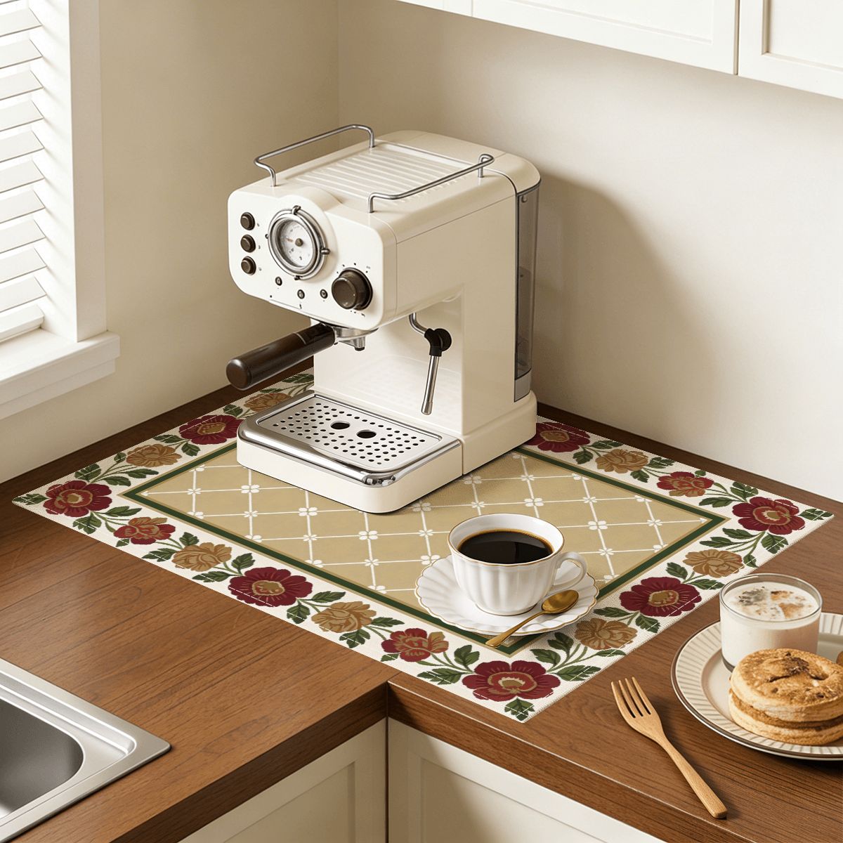 Faux Linen Placemats Set of 4