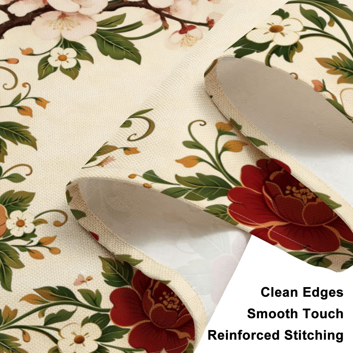 Faux Linen Placemats Set of 6