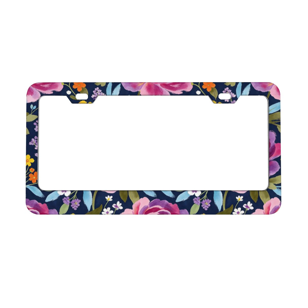 2-Hole Oval License Plate Frames 2 pcs