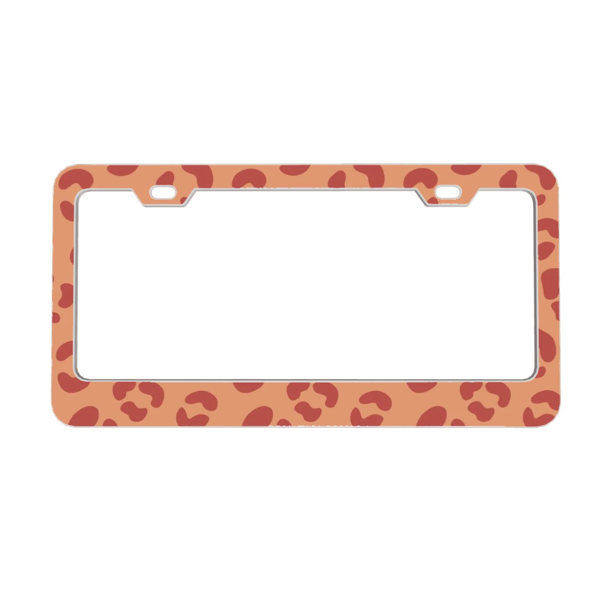 Flat Hole License Plate Frame 2pcs