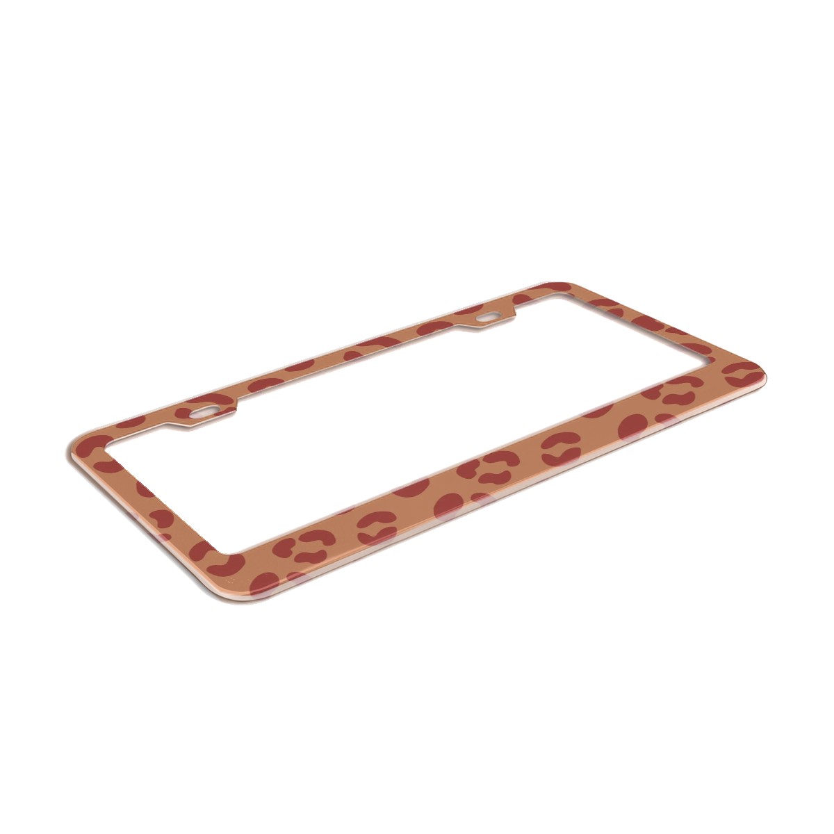 Flat Hole License Plate Frame 2pcs