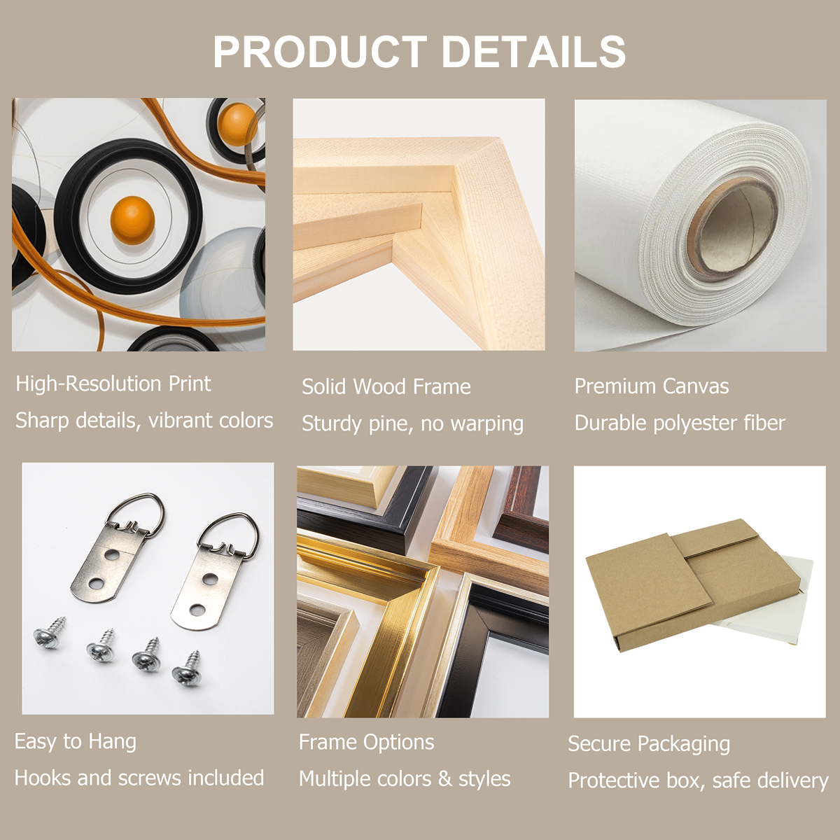 フローティングフレームキャンバス 5:4（横向き）（米国製）