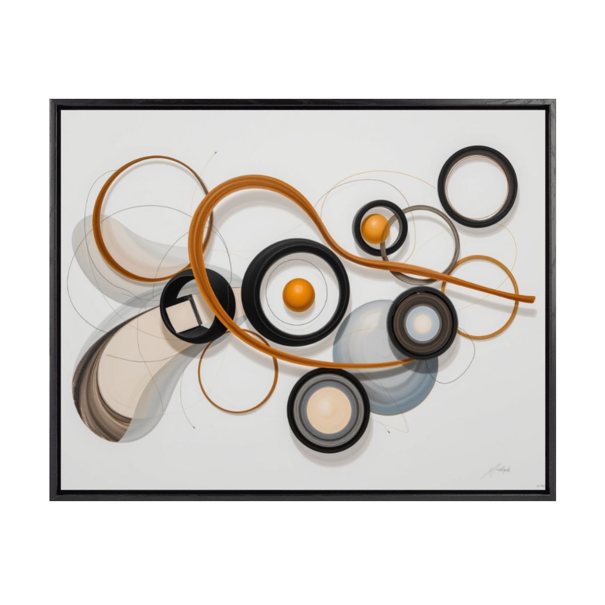 Schwebender Rahmen Leinwand 5:4 (Horizontal) (Hergestellt in den USA)