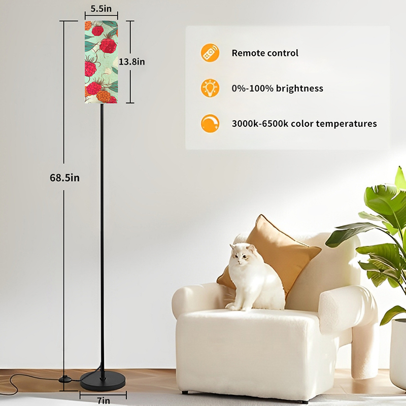 Floor Lamp Modern Standing Lamp (Made in USA)