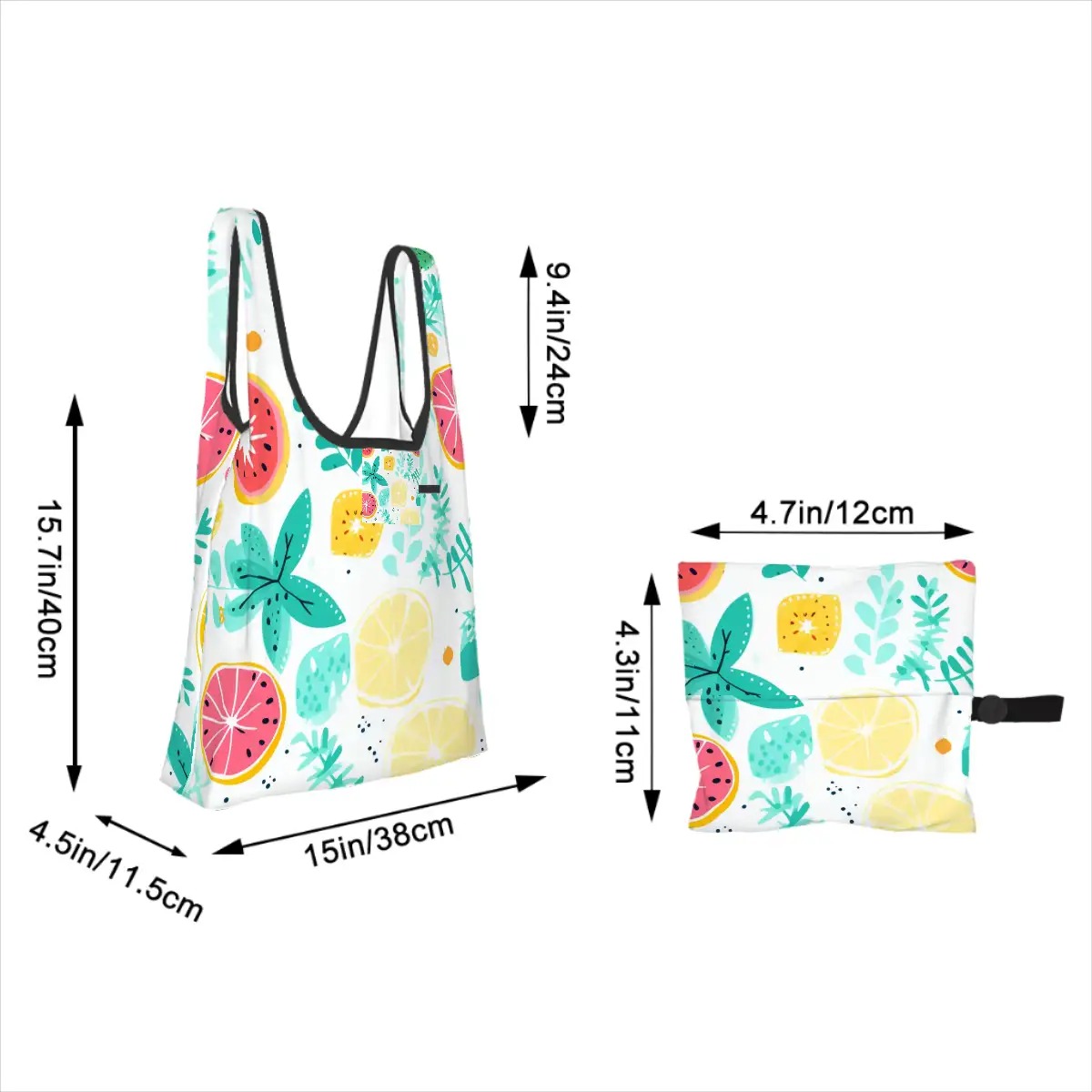 Folding Reusable Shopping Bags