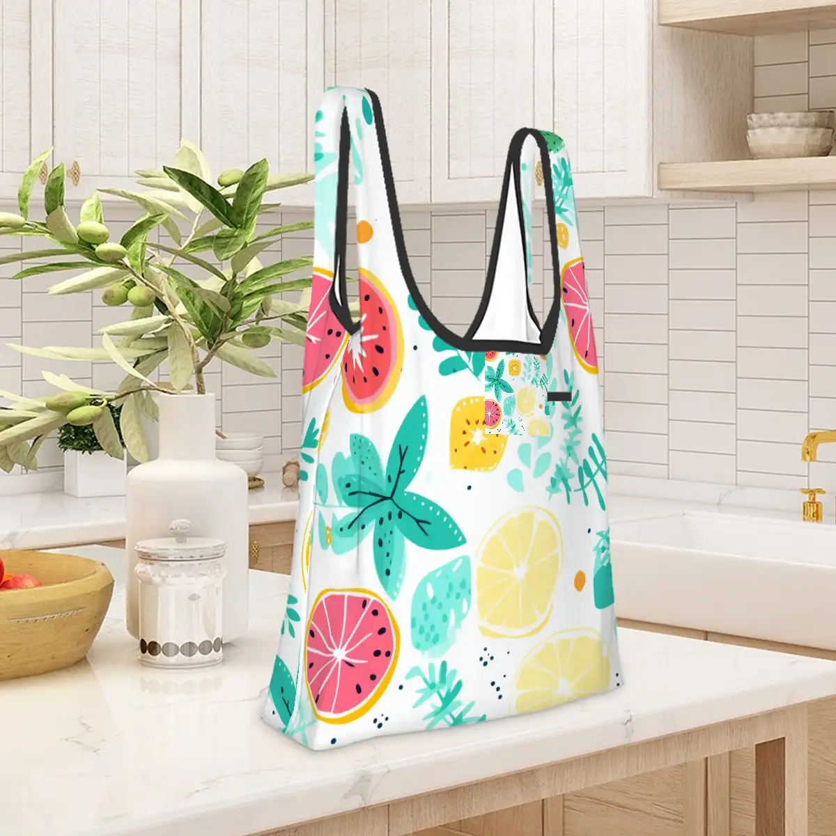 Folding Reusable Shopping Bags