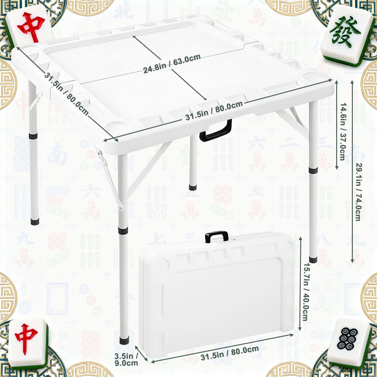 Foldable Mahjong Table