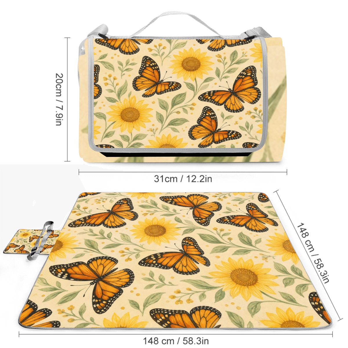 Foldable Outdoor Picnic Blanket