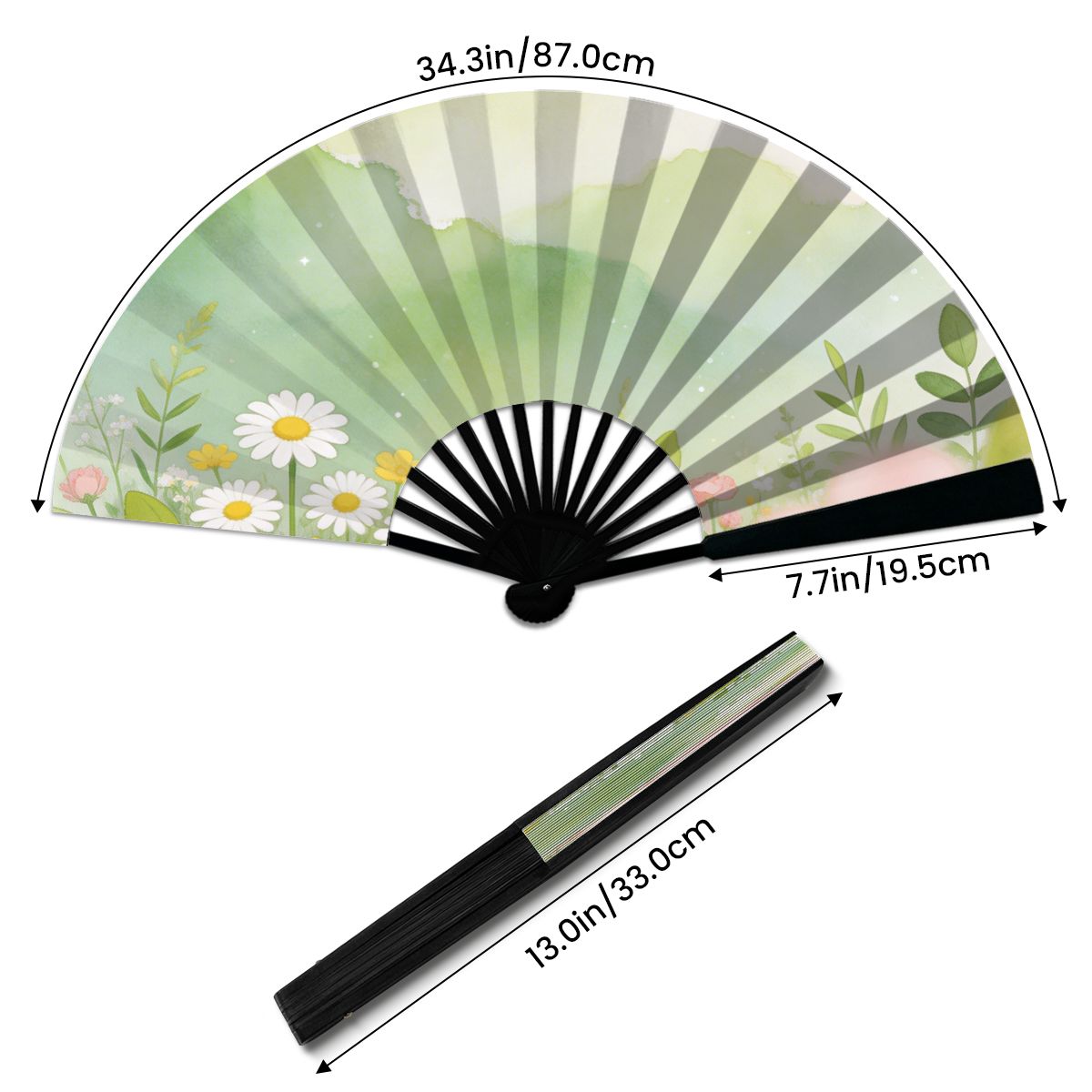 Folding Fan (Double-sided)