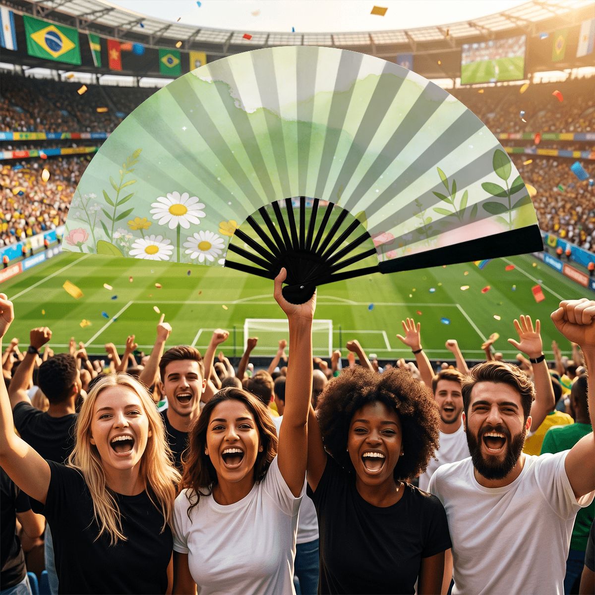 Folding Fan (Double-sided)