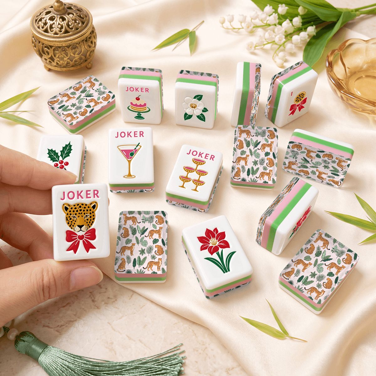 グラムホリデークリスマス麻雀牌