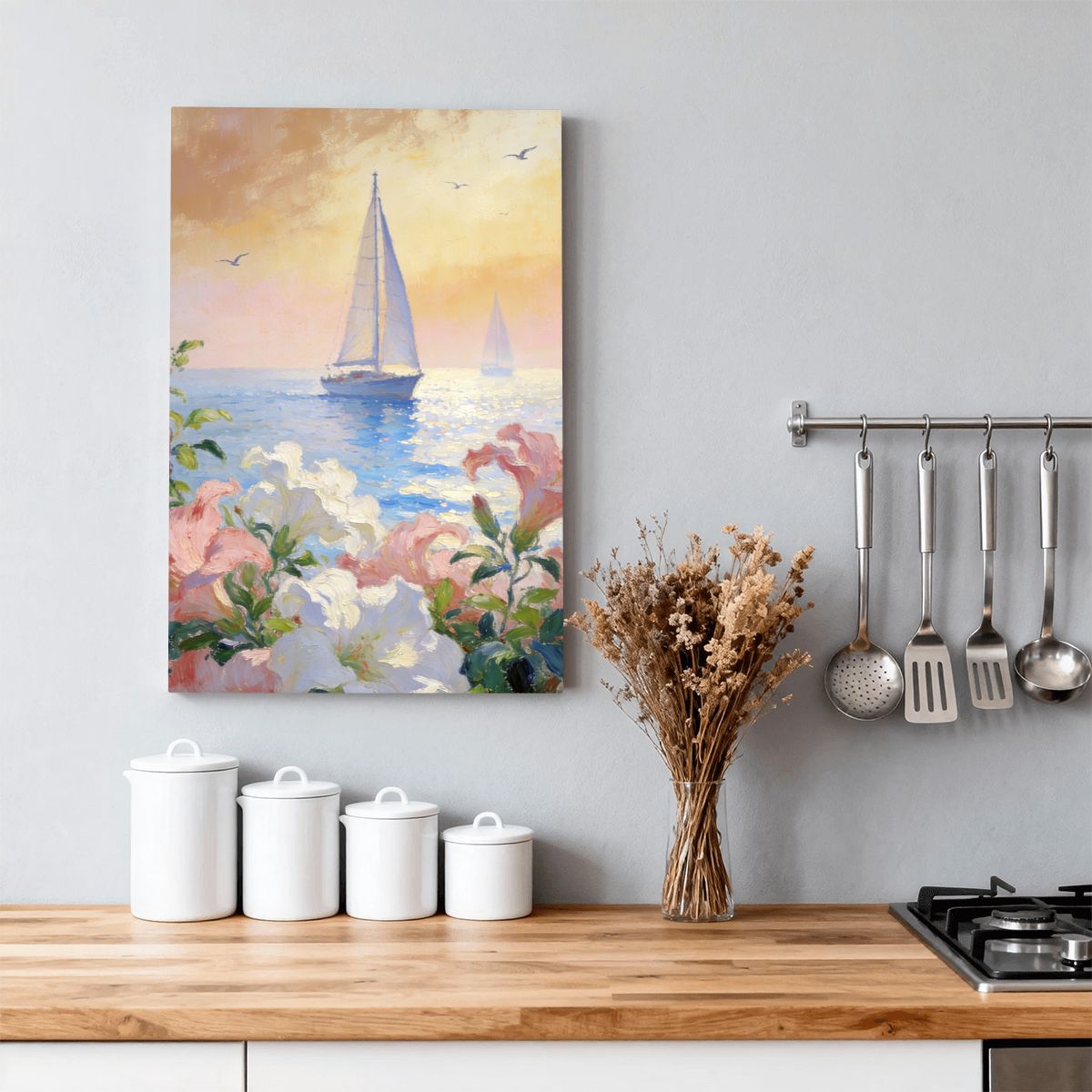 Gerahmtes Leinwandbild (2:3) (Vertikal) (Hergestellt in den USA)