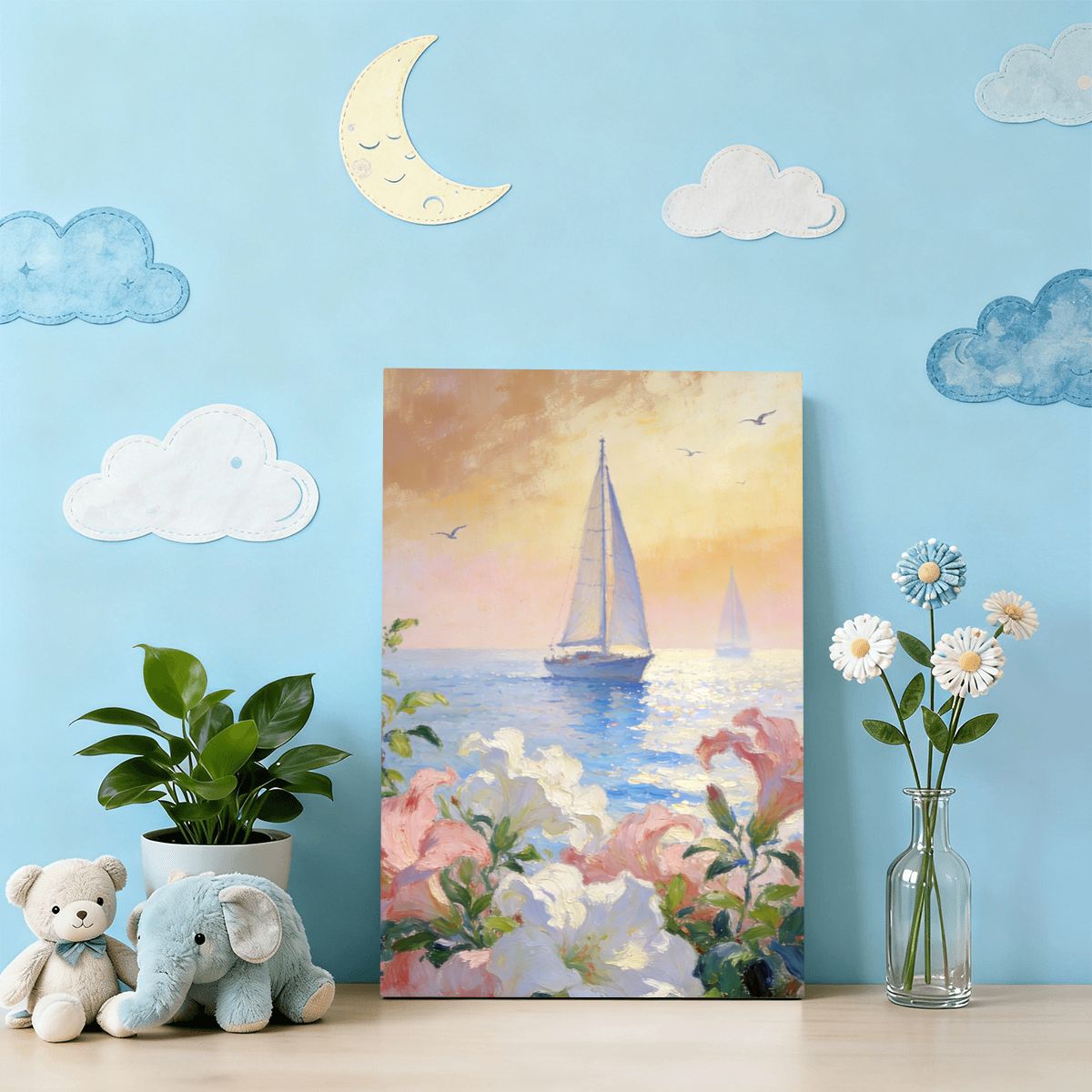 Gerahmtes Leinwandbild (2:3) (Vertikal) (Hergestellt in den USA)