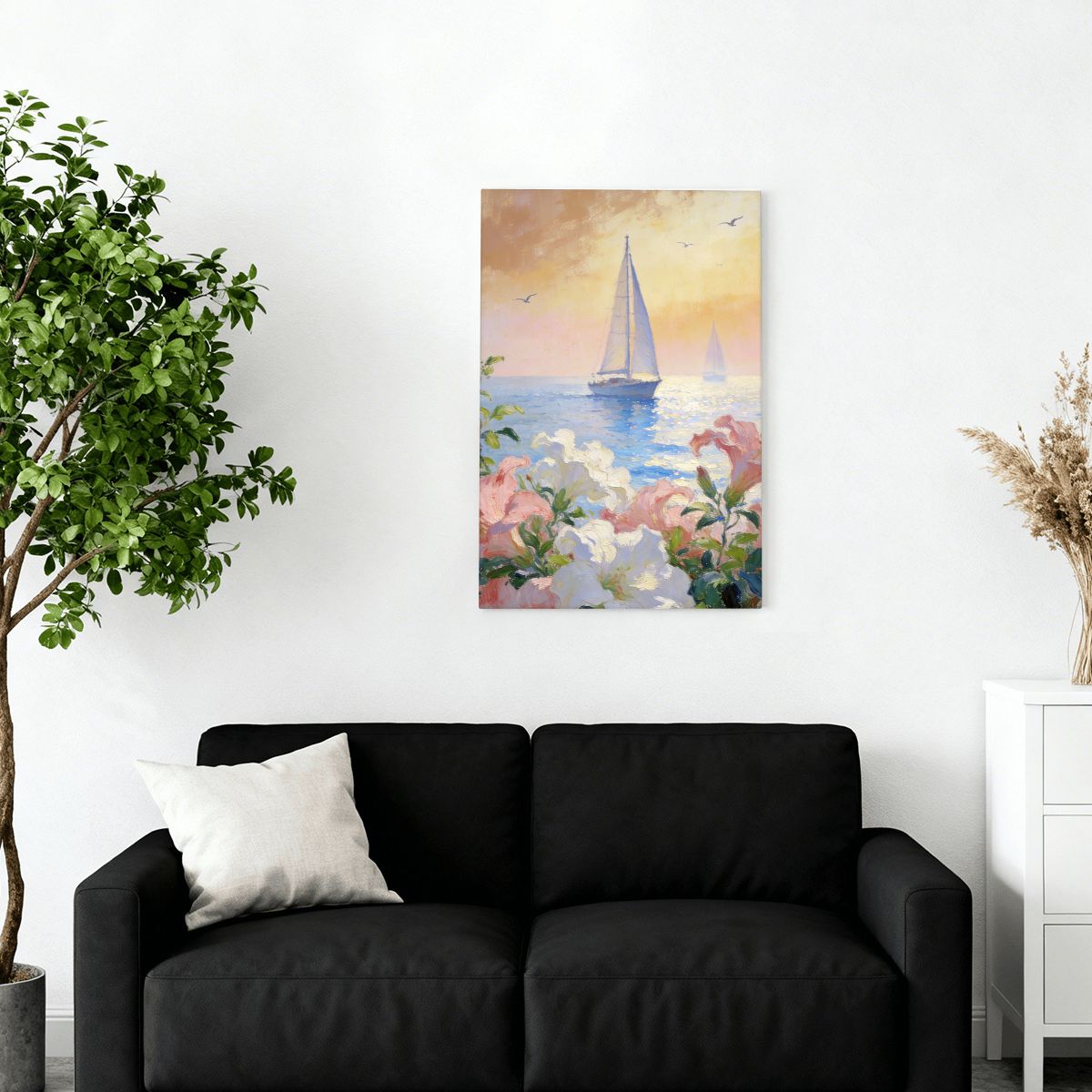 Gerahmtes Leinwandbild (2:3) (Vertikal) (Hergestellt in den USA)