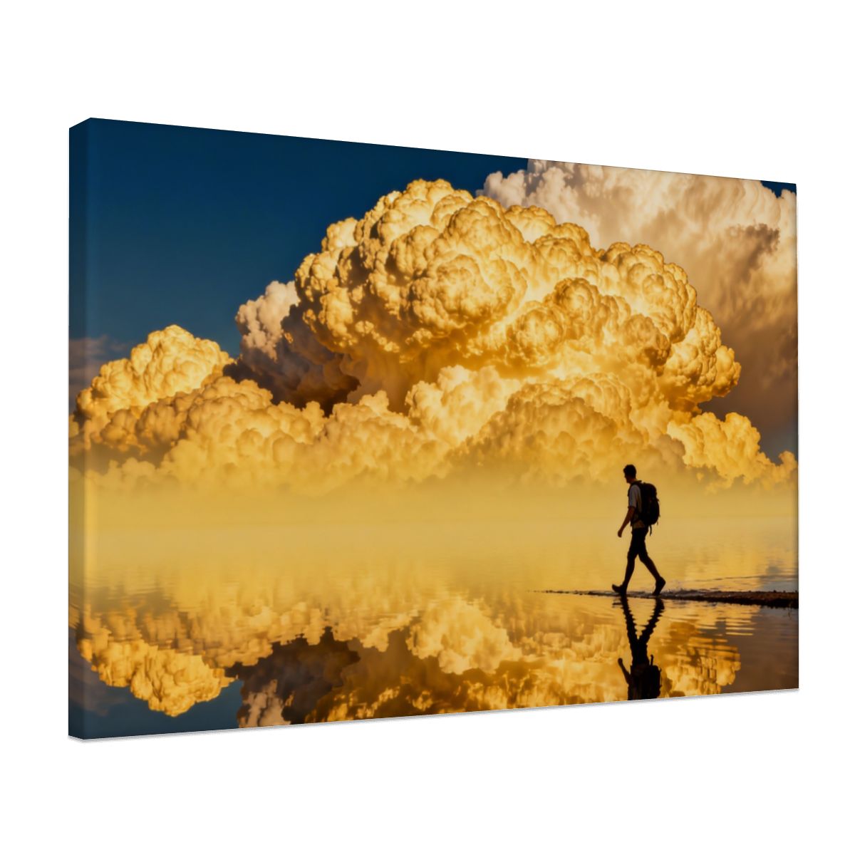 フレーム付きキャンバス絵画 (3:2) (横向き) (アメリカ製)