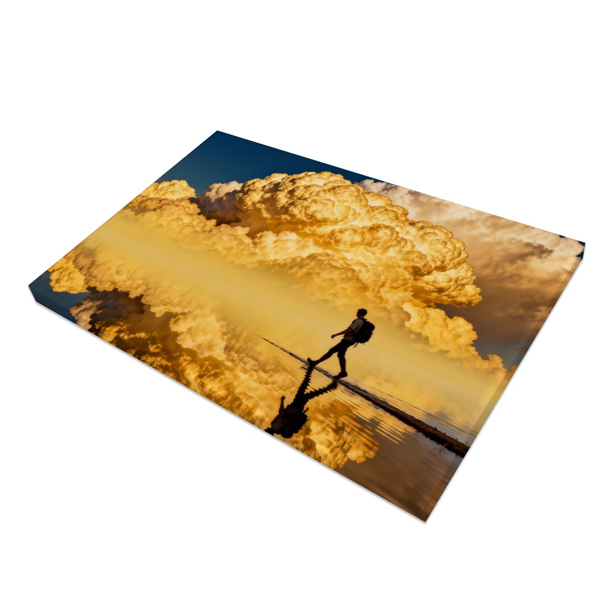 フレーム付きキャンバス絵画 (3:2) (横向き) (アメリカ製)