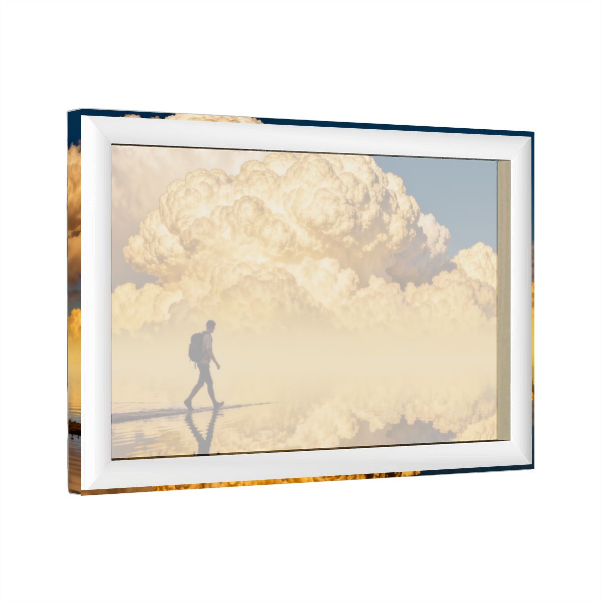 フレーム付きキャンバス絵画 (3:2) (横向き) (アメリカ製)