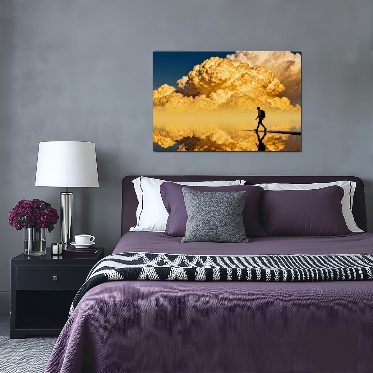 フレーム付きキャンバス絵画 (3:2) (横向き) (アメリカ製)