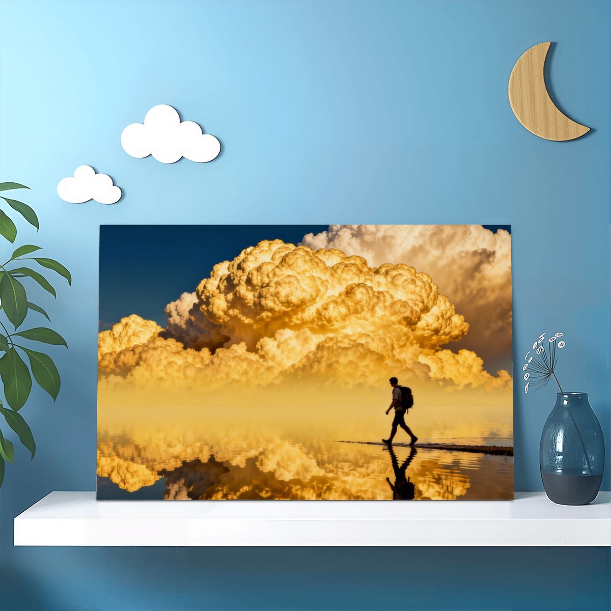 フレーム付きキャンバス絵画 (3:2) (横向き) (アメリカ製)