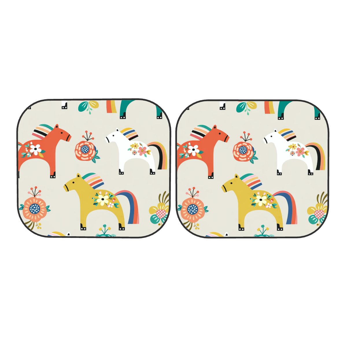 Parasole pieghevole per parabrezza anteriore 2 pezzi