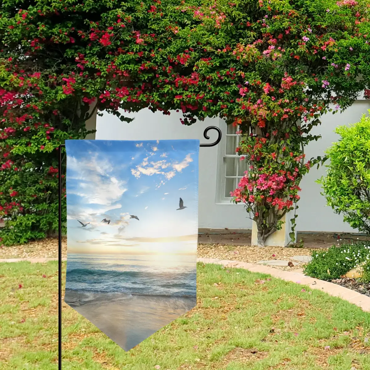 Pointed Corner Garden Flags