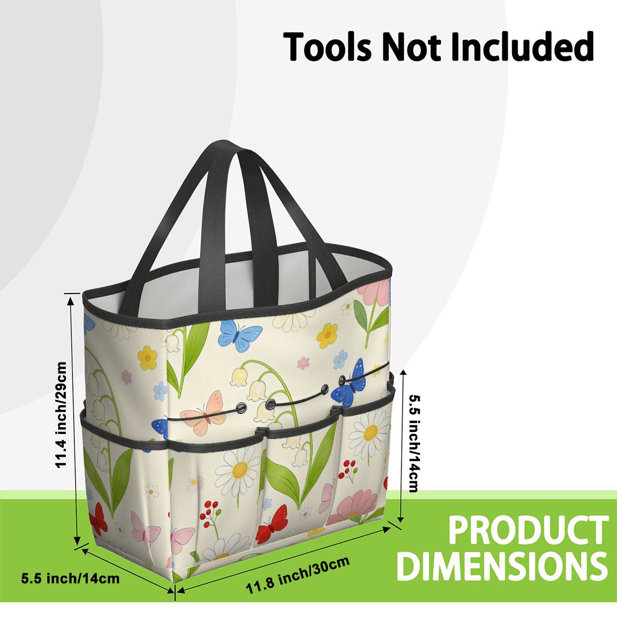 Gartengeräte-Tasche (Werkzeuge nicht enthalten)