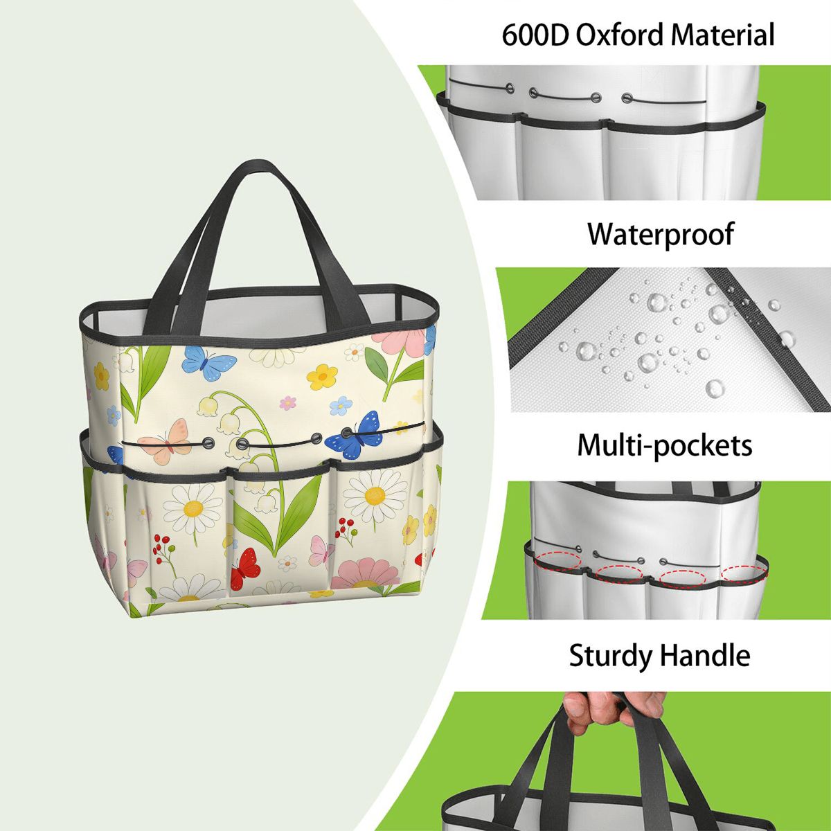 Gartengeräte-Tasche (Werkzeuge nicht enthalten)