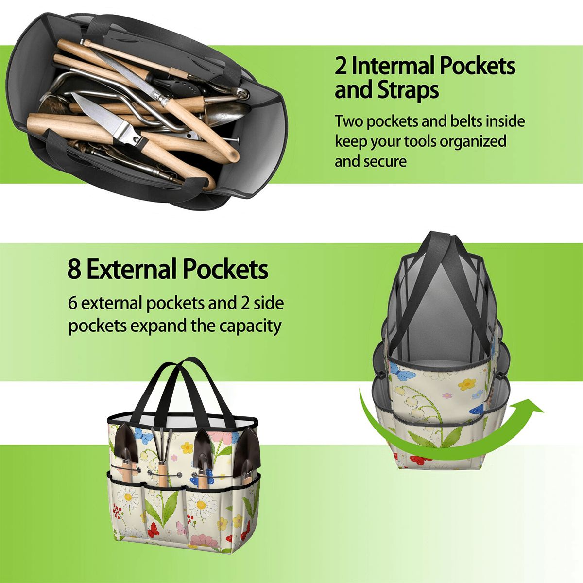 Gartengeräte-Tasche (Werkzeuge nicht enthalten)