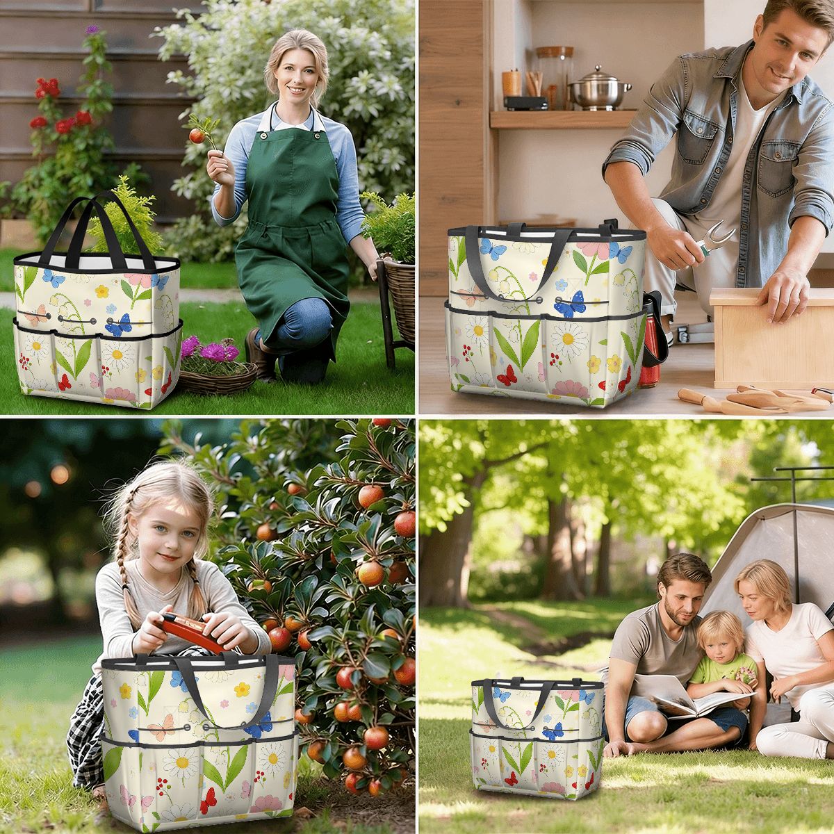 Gartengeräte-Tasche (Werkzeuge nicht enthalten)