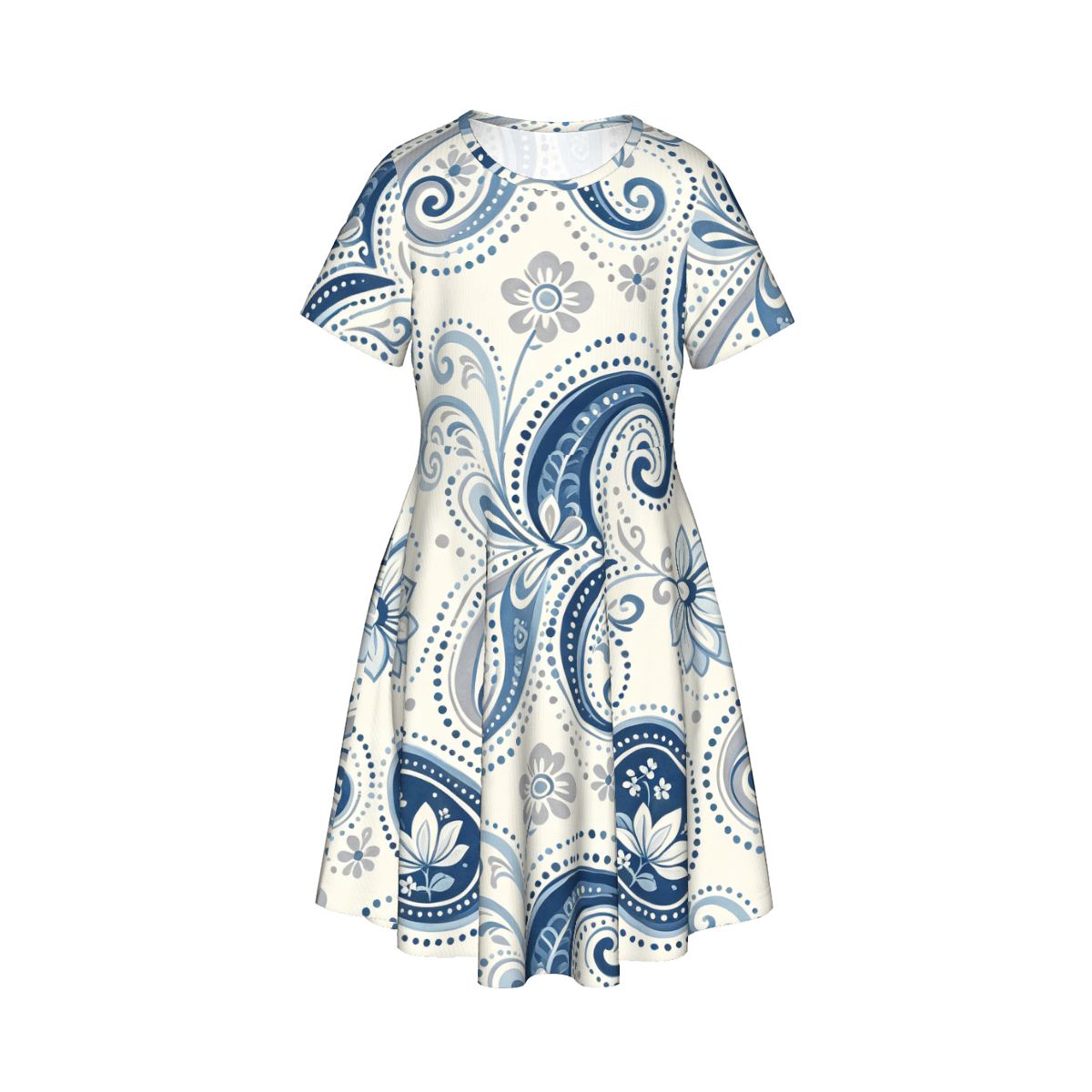 Girls Casual Short Sleeve Dress