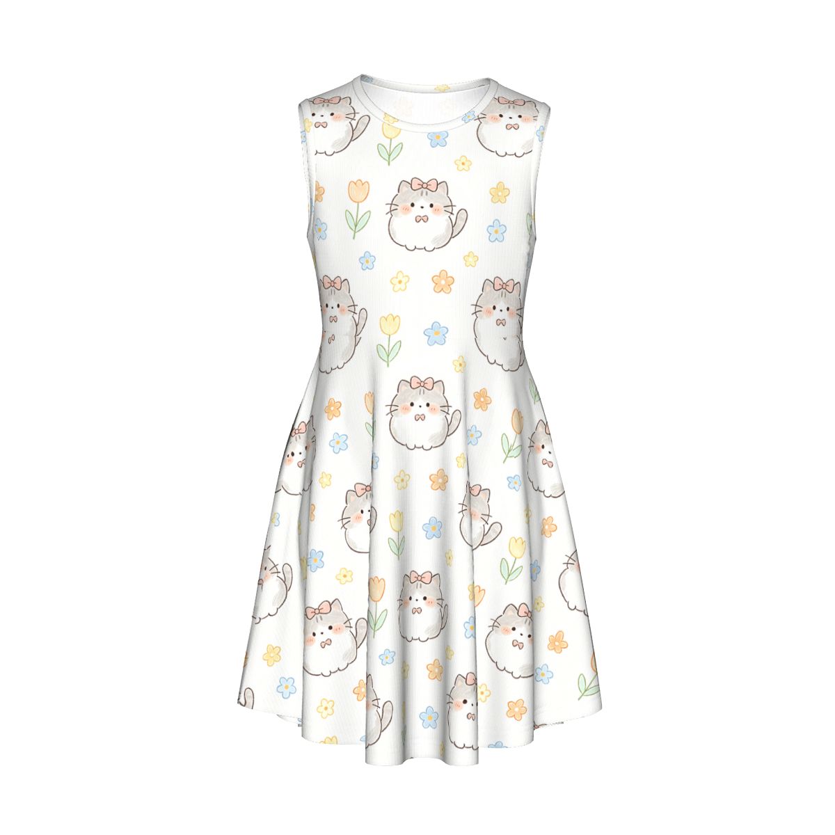 Girls Summer Sleeveless Dress