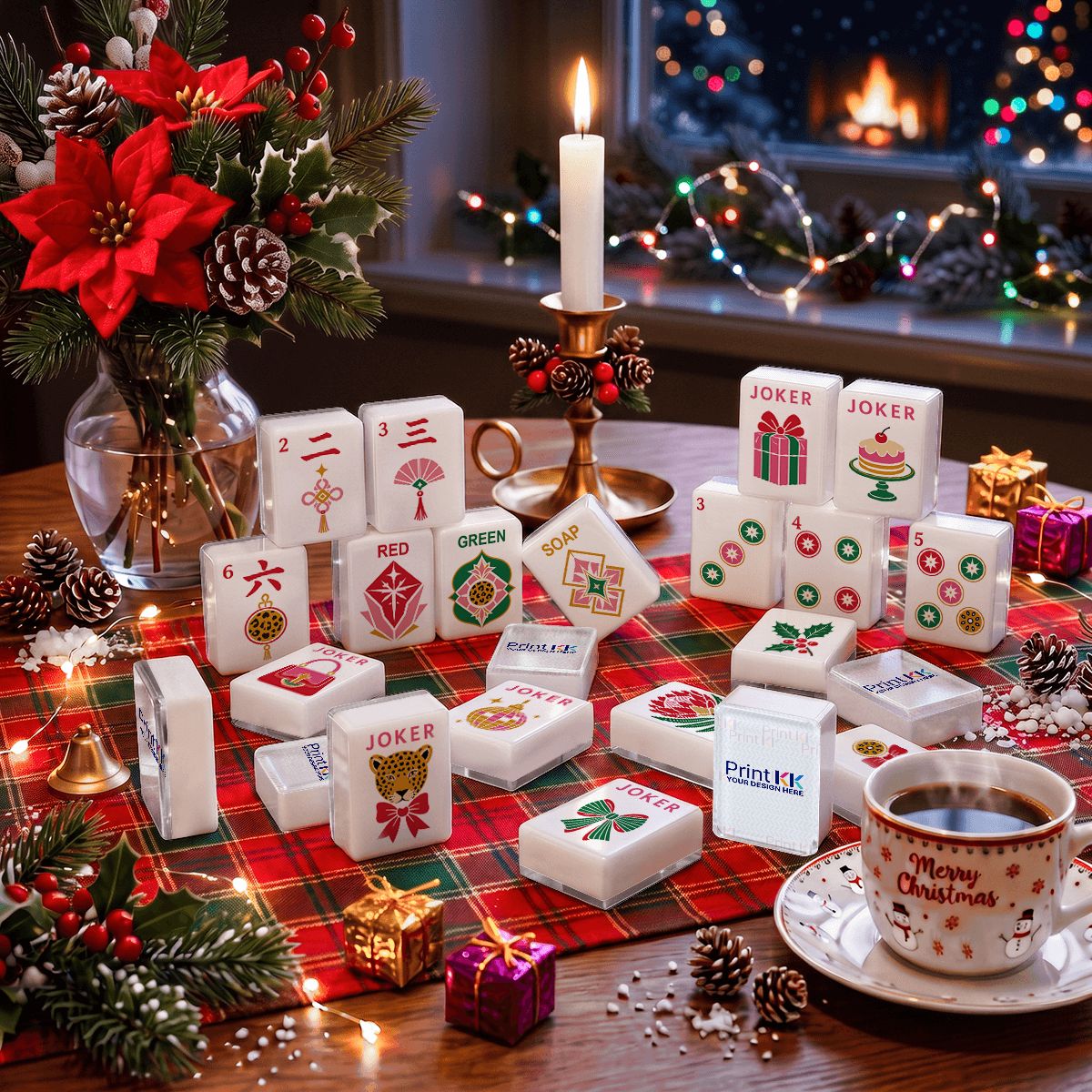 グラムホリデークリスマス麻雀牌