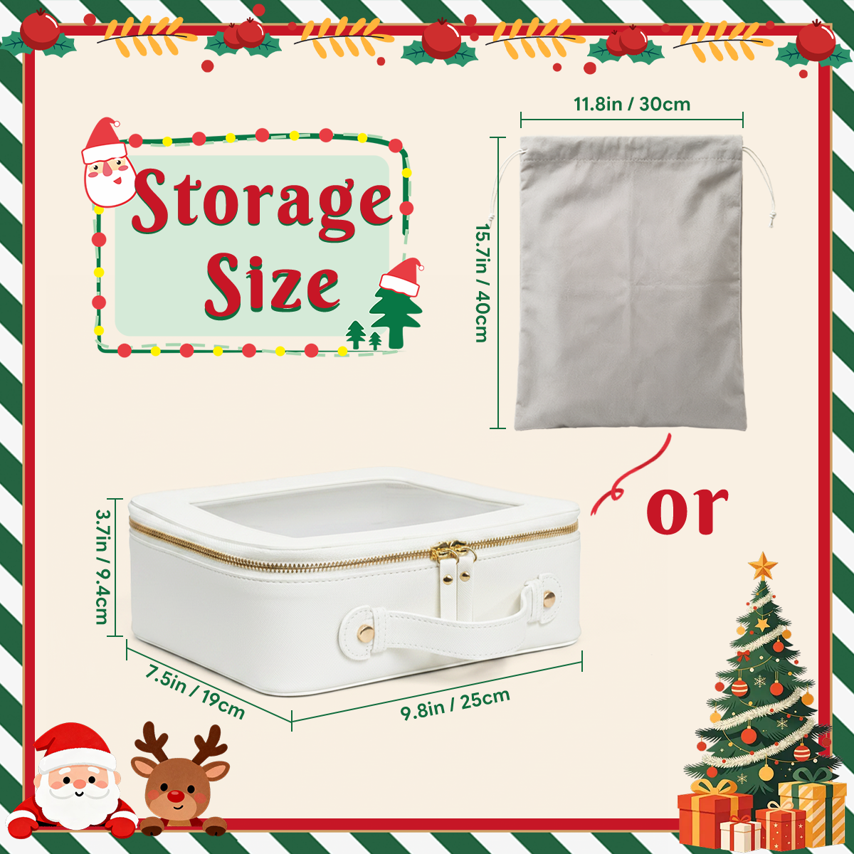 Glam Holiday Christmas Mahjong Tiles