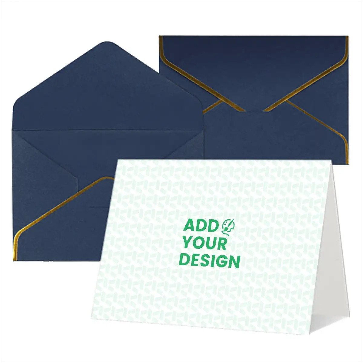 Golden Edge Greeting Cards (Horizontal)