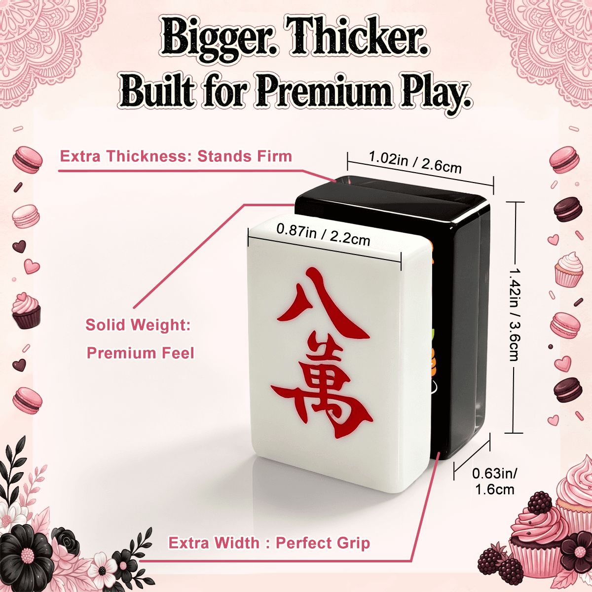 Gothic Dessert Halloween Mahjong Tiles