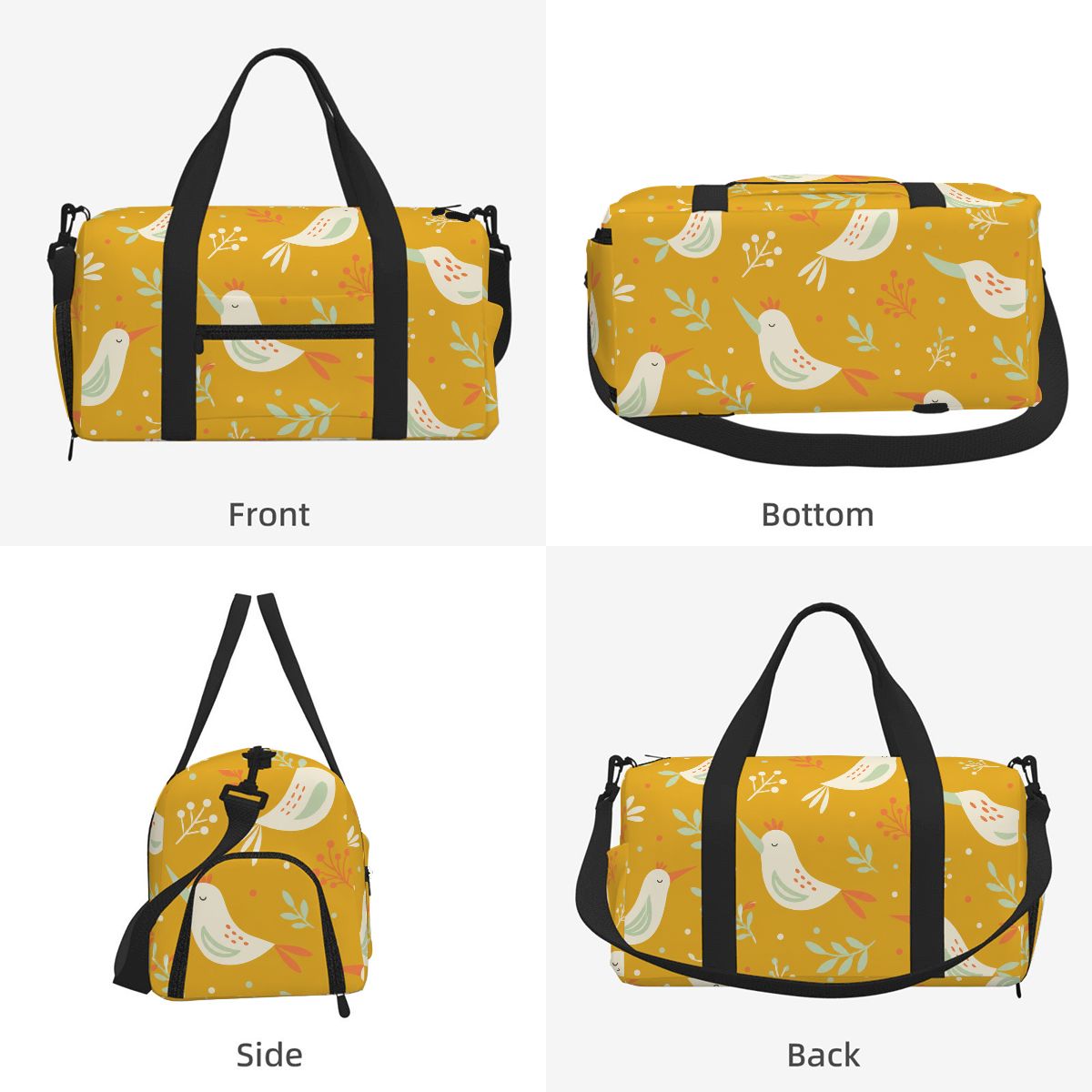 Gym Bag with Shoe Compartment